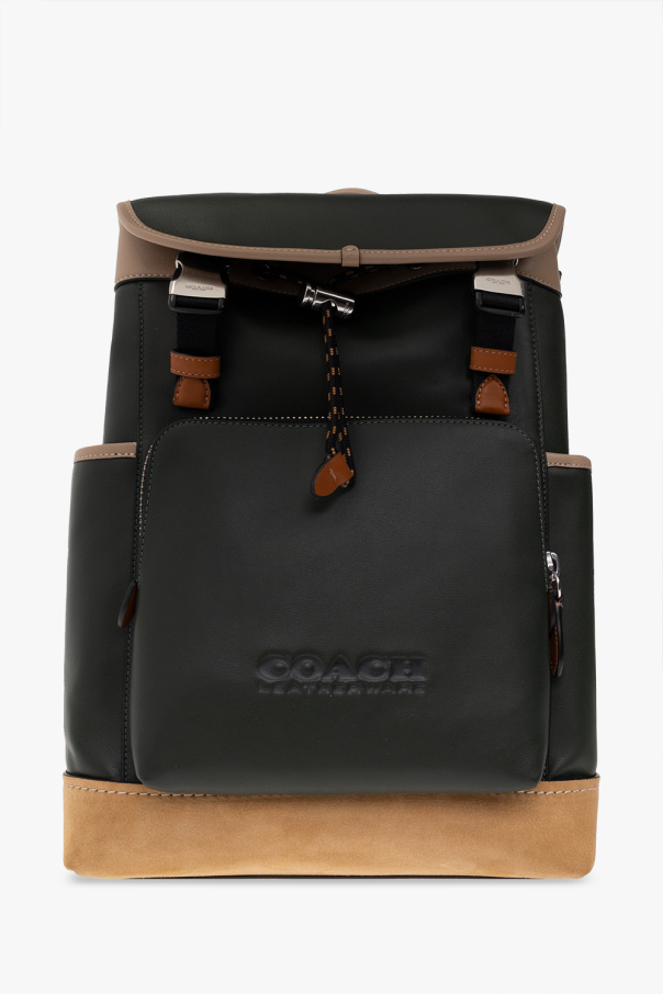 Coach ‘League’ leather backpack Men's Bags Vitkac